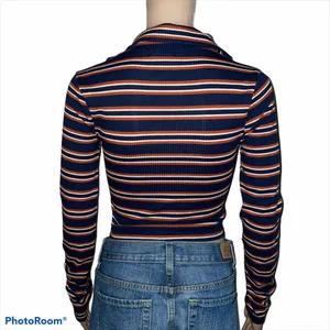 Urban Heritage long sleeve crop top thumbnail 3