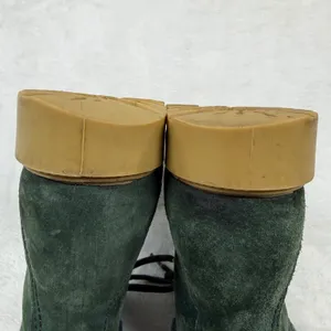 Wolverine Wilderness Forest Green Suede Lace Up Boots Wool Collar Lug‎ Sole 8.5 thumbnail 11