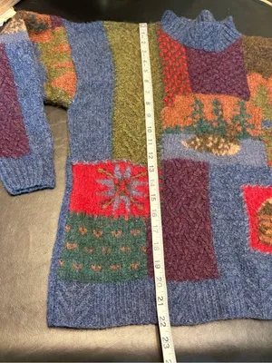 Vintage Woolrich Cabin theme Sweater Size Medium thumbnail 10