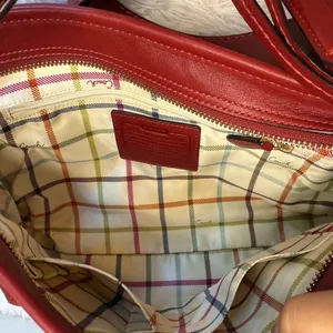 y2k COACH Legacy Red Crossbody Shoulder Bag thumbnail 8