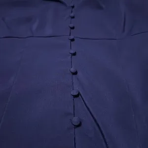 Women’s blue/purple‎ short sleeved button up size medium Blue thumbnail 5