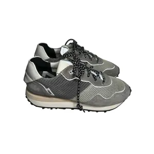 P448 Women’s Size 42 11 Reflective Gray White Black Mesh Suede Cancun Sneakers thumbnail 7