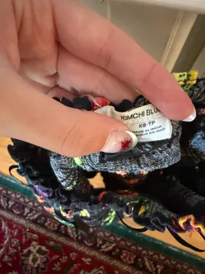 Kimchi blue vegetable Mini dress  thumbnail 3