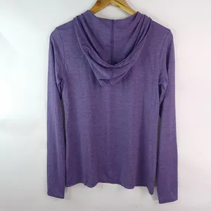 BCG M Purple Quick Dry Athletic Hoodie Top thumbnail 2