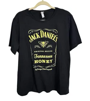 Jack Daniels Womens Sz XL Black Tennessee Honey Whiskey Original Recipe T-Shirt thumbnail 1