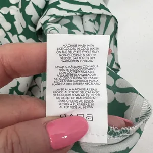 CAbi 5732 M Blouse Hobnob Cami‎ Sleeveless Tiered Tank Top Green Black Women's thumbnail 9