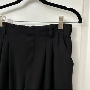 Halara Black Wide-Leg Knit Pants Medium thumbnail 2