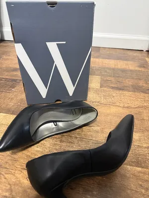 Worthington Black Pointed-Toe Stiletto Pumps Wor Zito 7.5 thumbnail 4