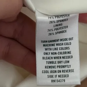 Aeropostale White Flex Square Neck Active Tennis Dress Small thumbnail 7