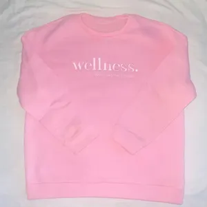 baby pink oversized sweatshirt wellness thumbnail 1