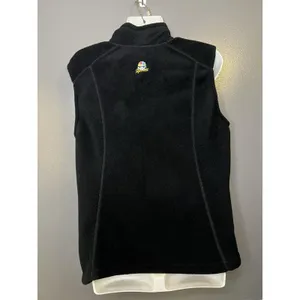 Patagonia Vest Womens Large Black Synchilla Fleece Full Zip NBC Sports Logo thumbnail 6