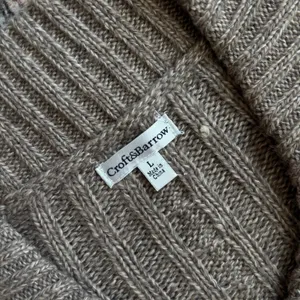 Croft & Barrow Short Sleeve Cardigan L Brown Cable Knit Sweater Boho Grandma Y2K thumbnail 4