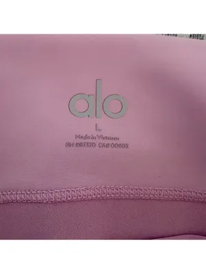Alo Yoga Airlift Extreme High Waist All Nighter Legging Sugarplum Pink Sz Large thumbnail 6