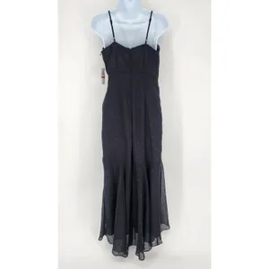 1. State Winter Muse Black Ruffle Sparkle Hi-Lo Dress NWT Women’s XS thumbnail 3