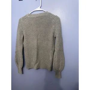 J.Crew‎ Womens Gray Textured 100% Cotton Waffle Knit V-Neck Sweater AK361 XS thumbnail 4