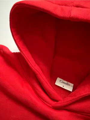 Comfrt Love Collection Limited Edition Hoodie, Red, Size XL thumbnail 6