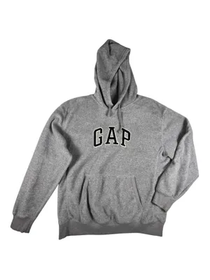 Vintage Grey Gap Hoodie Y2K size M sku 163 thumbnail 2