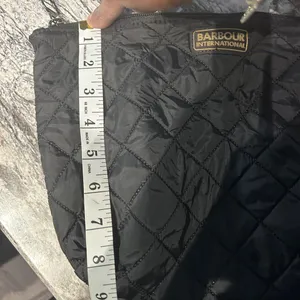 Barbour International Quilted Black Clutch thumbnail 11