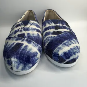 TOMS Women's Alpargata Flats Navy‎ Tie Dye Size 7 thumbnail 6