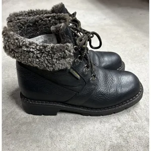 Blondo Genuine Shearling Mouton Leather Waterproof Boots Vintage Size 7.5 B thumbnail 4