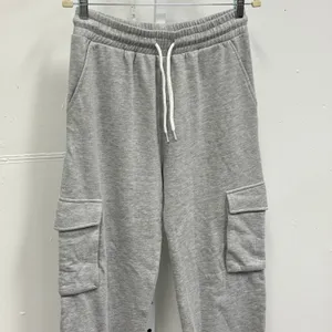 Comfort Apparel Unisex Gray‎ Cargo Sweatpants Joggers Fleece Lined Size M thumbnail 3