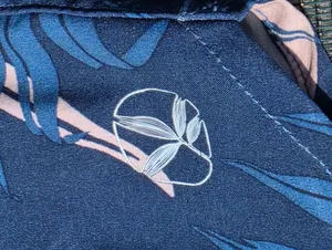Carve Designs Palm Printl Shorts Blue Medium thumbnail 6