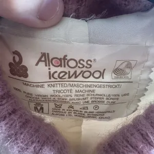 Alafoss Icewool Icelandic Wool Sweater Women’s Medium Vintage Nordic Fair Isle thumbnail 11