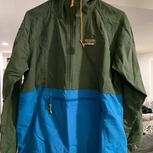 L.L. Bean Womens Katahdin Pullover Mountain Classic Anorak Hooded Coat Jacket S thumbnail 1