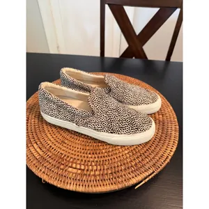 Madewell Sidewalk Slip-On Sneakers Spotted Calf‎ Hair Animal Print Womens 8M thumbnail 2
