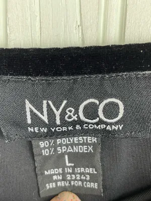 Vintage 90s Y2K Black Velvet Maxi Skirt Size Large Whimsigoth Gothic NY & Co thumbnail 4