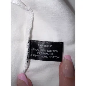 Boston Proper White Puff Sleeve Wrap Top‎ V-Neck Cotton Stretch 32310102 XL thumbnail 9