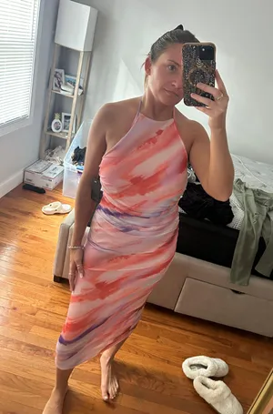 The Dye Dress Pink Size M thumbnail 1