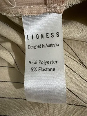 Lioness Yves pinstripe cutout belted flare pants thumbnail 8