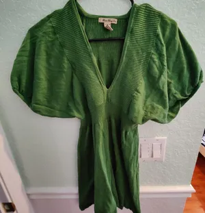 Green sweater dress thumbnail 3