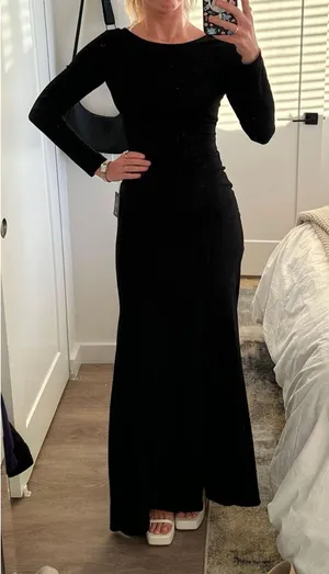 Lulus Black Long Sleeve Dress thumbnail 1