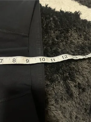 Lululemon Zoned In Tight *27" Black reflective detail cutouts size 4 W5BBNS thumbnail 7