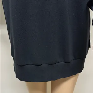 Varley Double Soft Black Masie Longline Sweat Shirt size S thumbnail 7