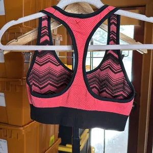 Lululemon Ebb & Flow Racerback Bra Reversible Heathered Electric Coral Size 4 thumbnail 11