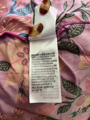 NWT Farm Rio Multicolor Floral Long Sleeves Pockets Midi Dress Size S thumbnail 7