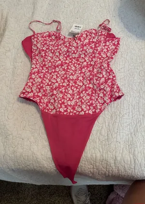 ZARA Floral Bodysuit thumbnail 1