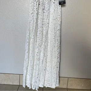 Lulu’s Love of details white lace Dress SZ XS thumbnail 4