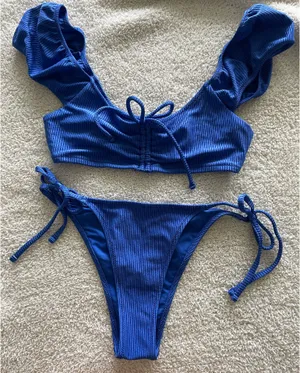 Aerie Blue Bikini Set thumbnail 1