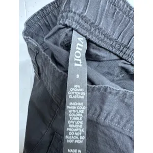 Vuori Women Small Charcoal Grey Ripstop Utility Shorts VW3039 Elastic Back Cargo thumbnail 7
