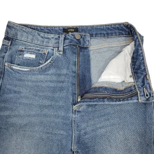 AFRM Womens Bell Bottom Jeans‎ Size 28 Distressed High Rise Flare Denim thumbnail 6