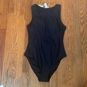 Andie Swim The Malibu‎ One Piece Ribbed Black size XS NWT thumbnail 3