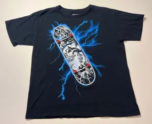 Skater Baby Tee Black thumbnail 1