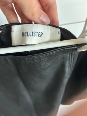 Hollister Leather Mini Skirt thumbnail 4