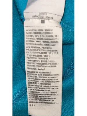 Y2K Women's Hollister Hoodie Sweatshirt Size M Blue Red Logo thumbnail 5
