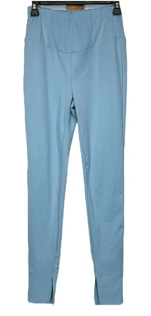 Shein Light Blue High Rise Full Length Leggings Size‎ M thumbnail 1