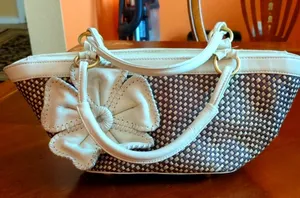 Brown/Cream Inge purse Brown thumbnail 1